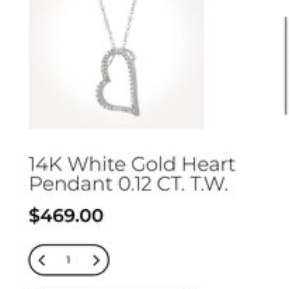 Heart necklace - Spence Diamonds - Pendant - Picture 2 of 2